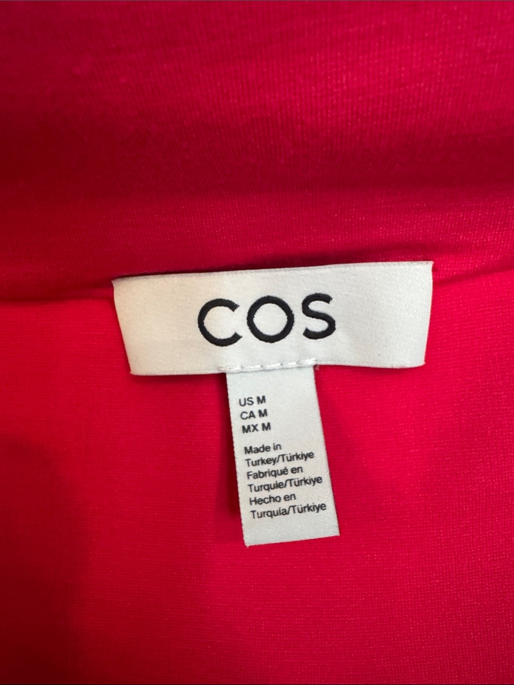 Cos Off-Shoulder Fuchsia Top - Picture 3 of 3